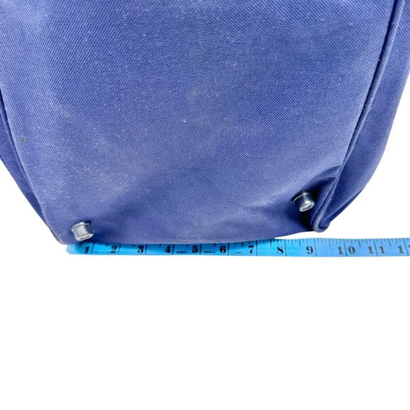 Shugon Blue Travel Duffel Bag Detachable Strap Multiple Compartments 19x11x9 - Picture 13 of 14